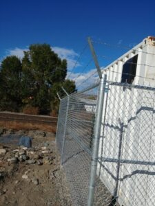 Commercial and industrial grade chain-link fence Calgary